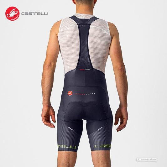 FREE AERO RC PRO Bib Shorts : SAV BLUE/ELECTRIC LIME