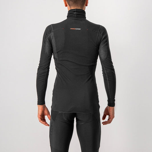 FLANDERS WARM / NECK WARMER Long Sleeve Thermal Base Layer : BLACK