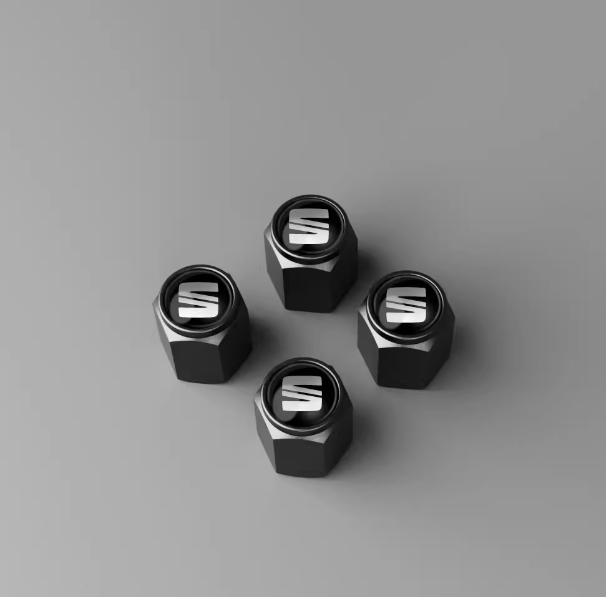 Car Tire Valve Caps – Stylish Wheel Air Valve Covers (4PCS)