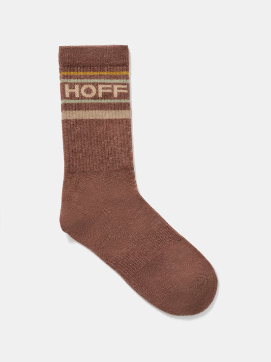 Brown Logo Sock