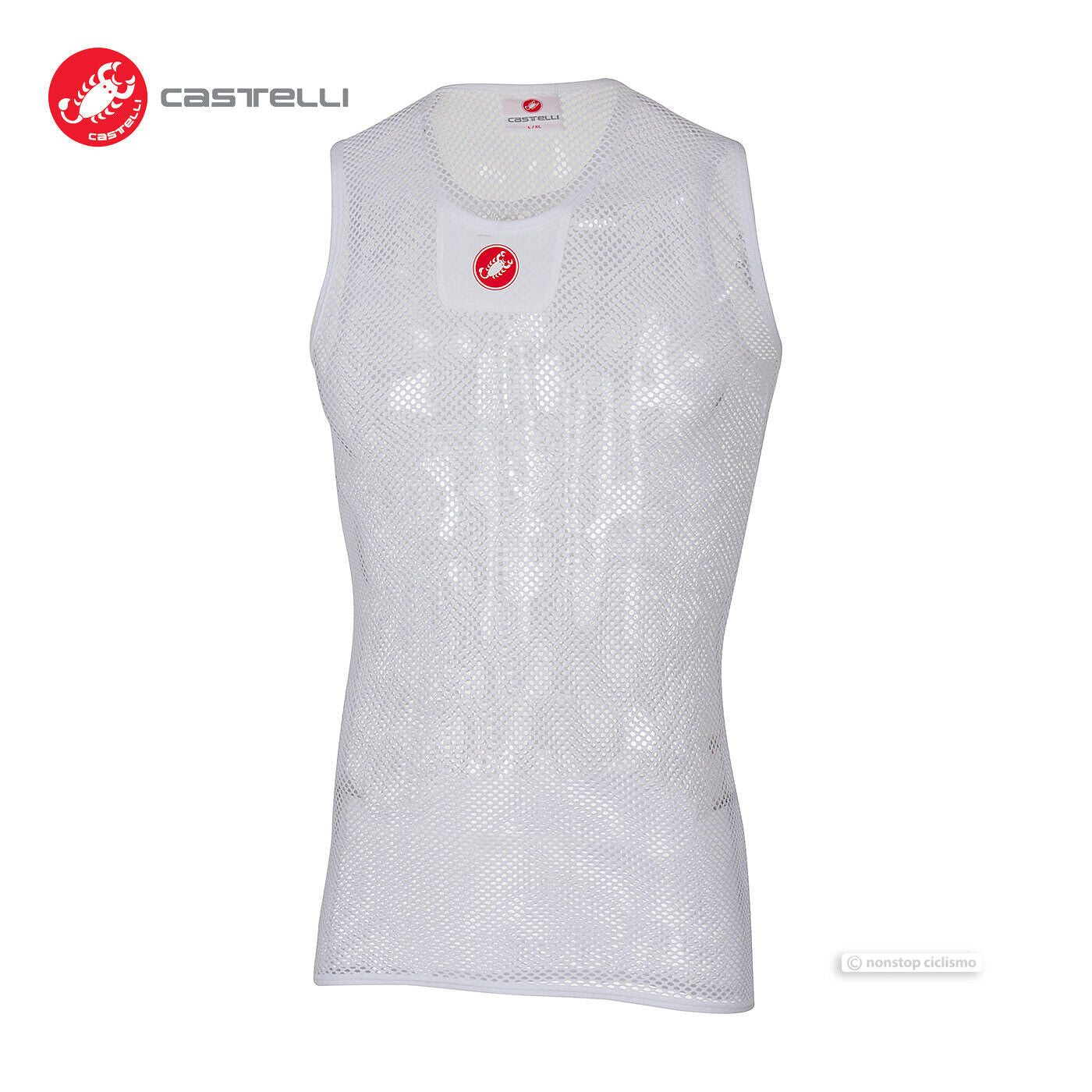 CORE MESH 3 Sleeveless Base Layer : WHITE