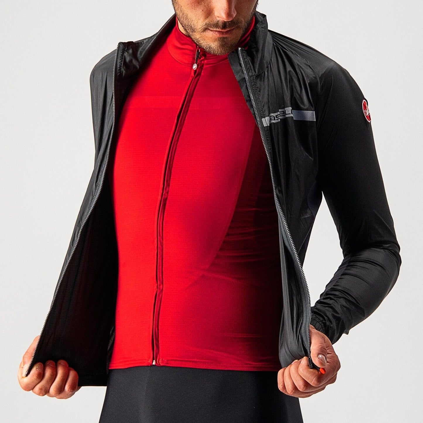 SQUADRA STRETCH Jacket : LIGHT BLACK
