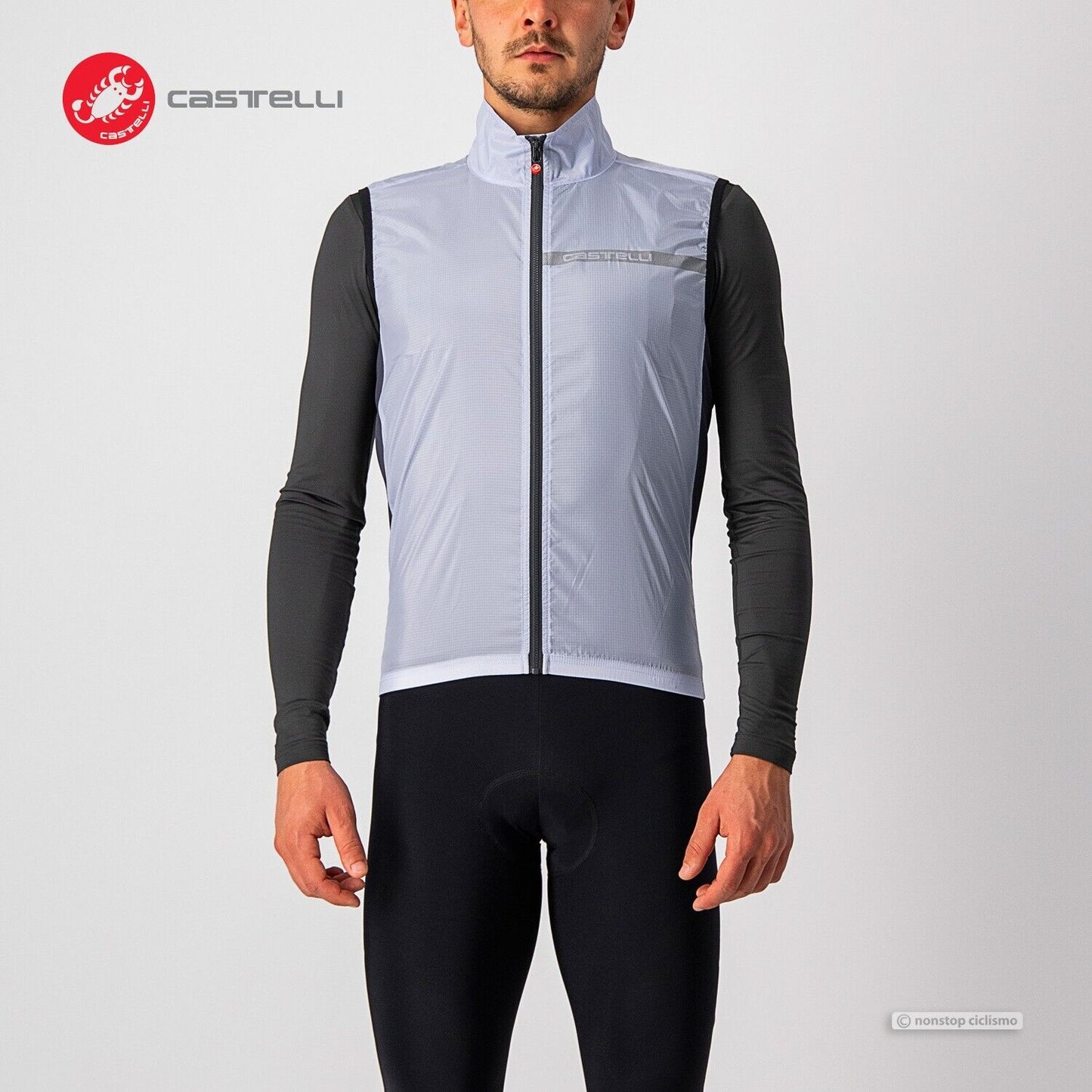 SQUADRA STRETCH Wind Vest : SILVER GREY