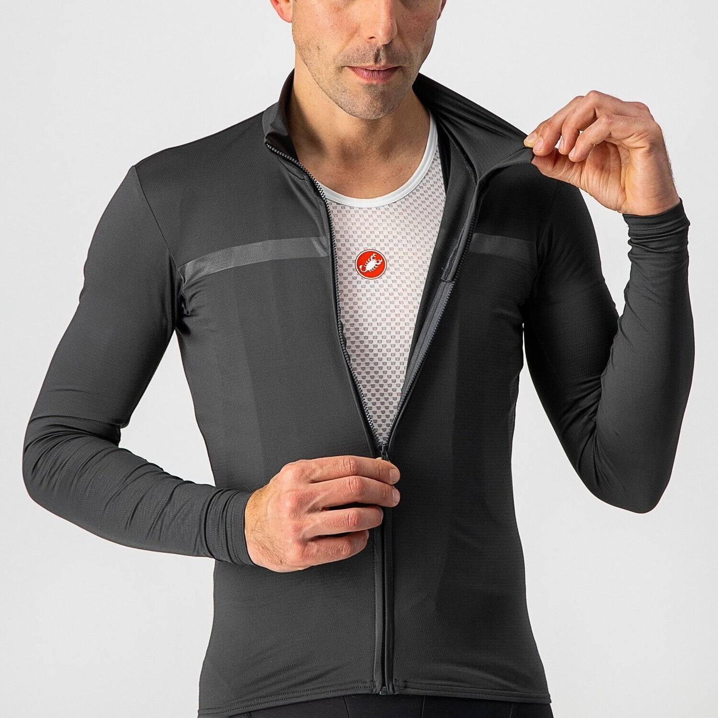 PRO THERMAL MID Long Sleeve Jersey : DARK GREY