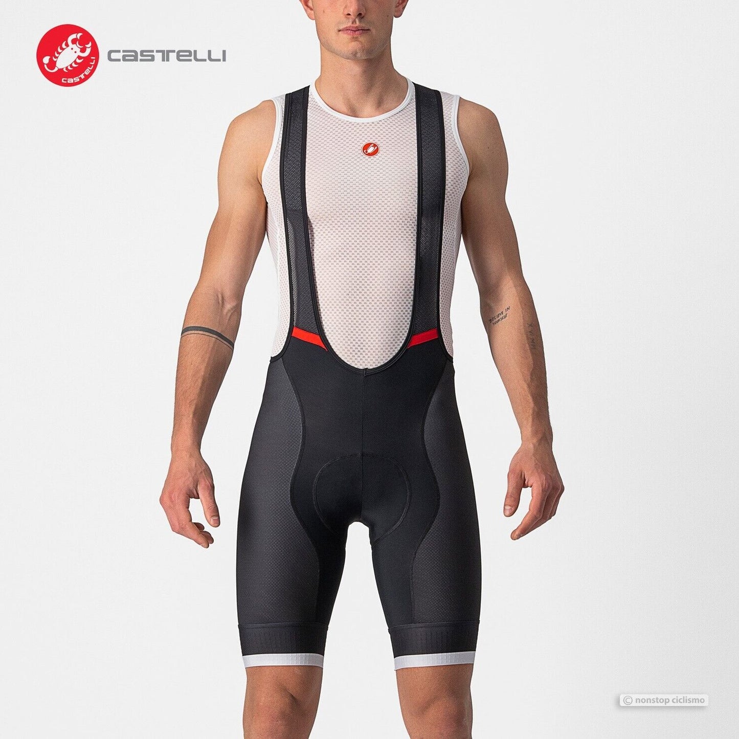 COMPETIZIONE KIT Bib Shorts : BLACK/SILVER GREY