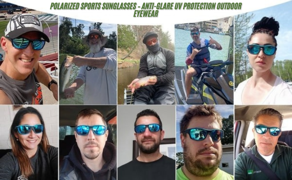 Polarized Sports Sunglasses – Anti-Glare UV Protection Outdoor Eyewear