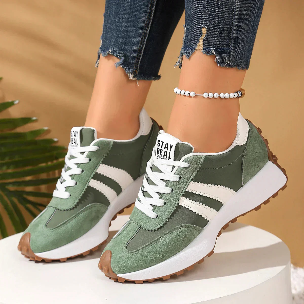 Stay-Real Sneakers | Retro style that goes with everything