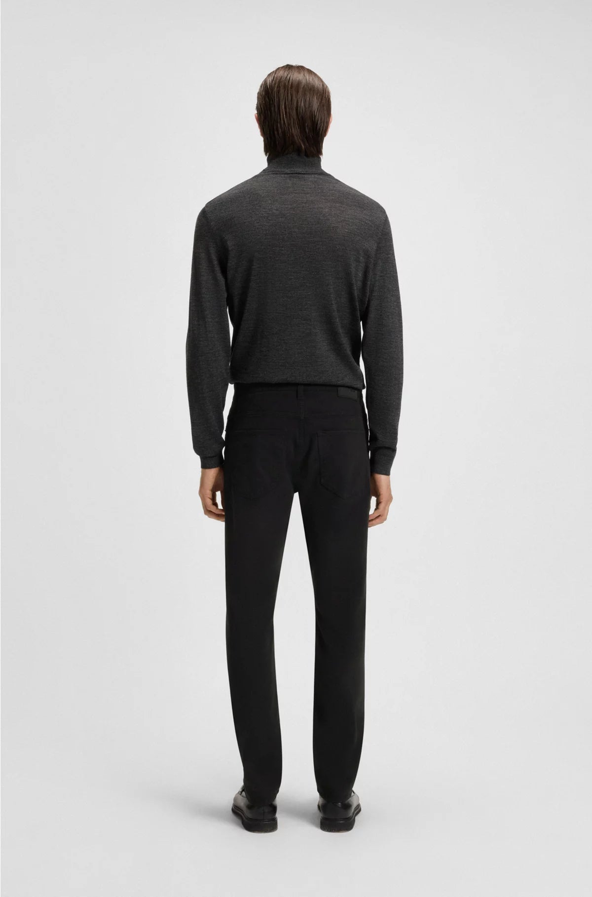 DELAWARE SLIM-FIT TROUSERS IN STRETCH-COTTON TWILL